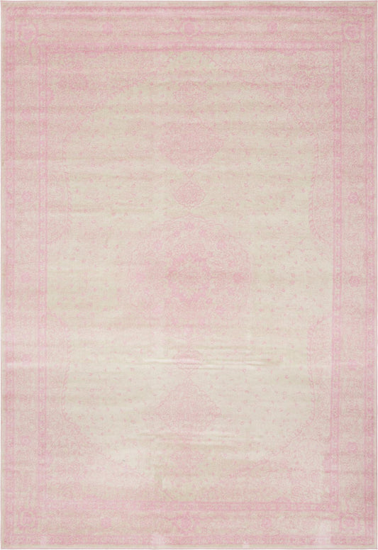 Dover Terrace Collection Area Rug - Marina (Pink) Rectangle Pink Main