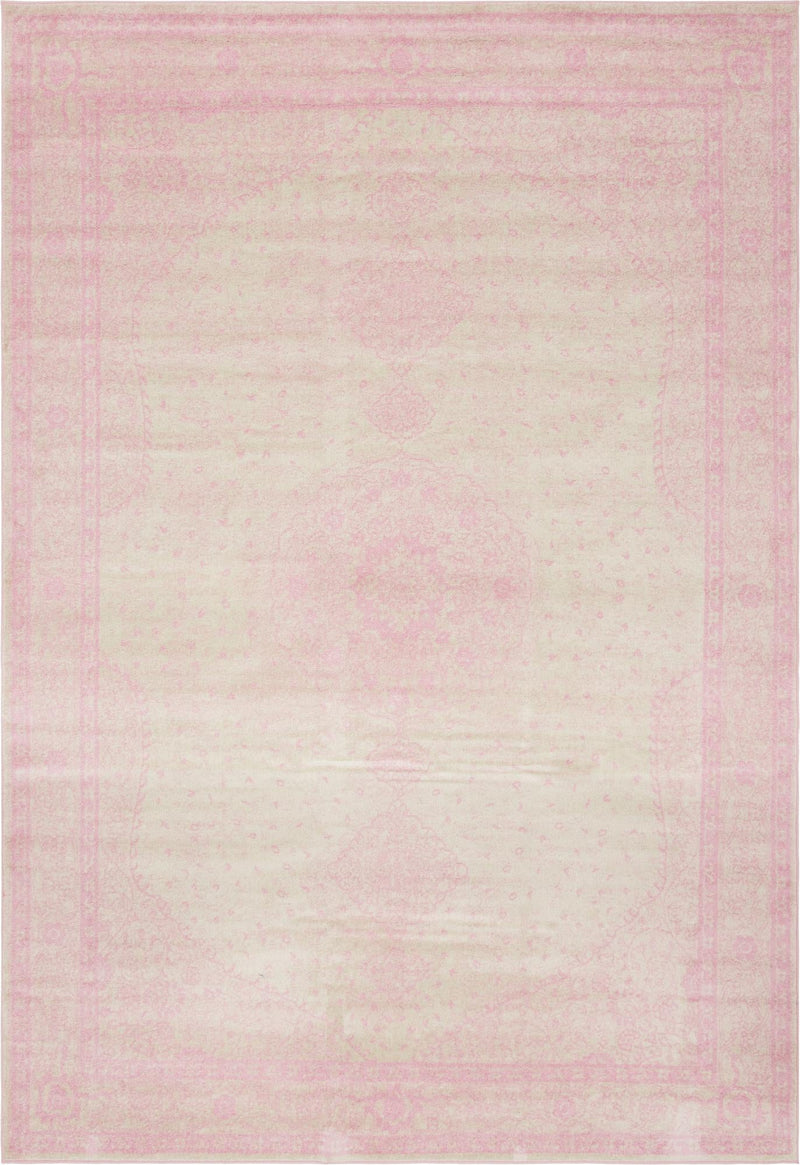 Dover Terrace Collection Area Rug - Marina (Pink) Rectangle Pink Main