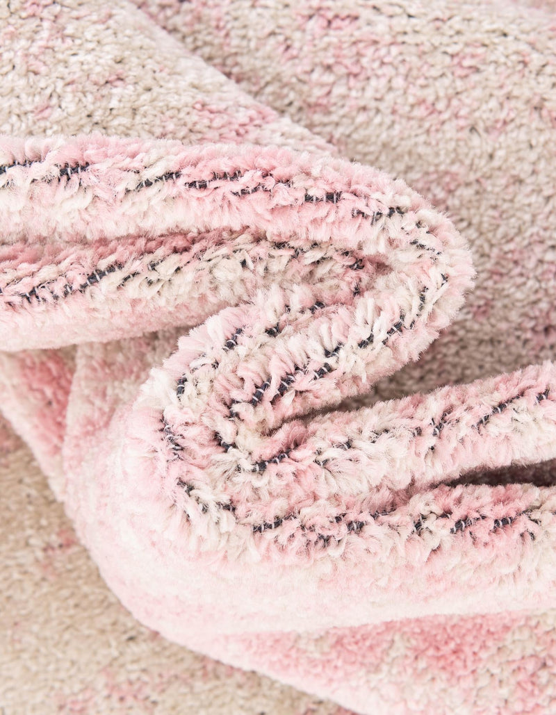 Dover Terrace Collection Area Rug - Marina (Pink) Rectangle Pink  lifestyle 38
