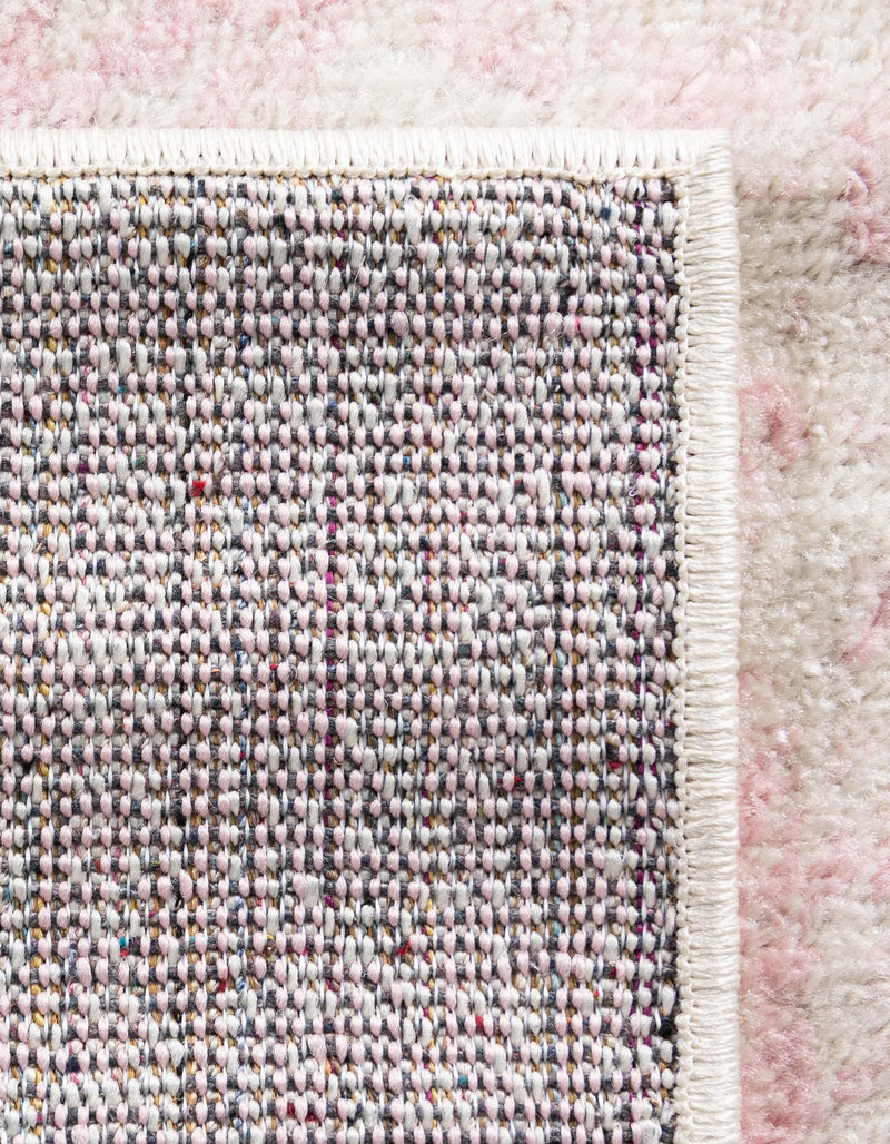 Dover Terrace Collection Area Rug - Marina (Pink) Runner Pink  lifestyle 14