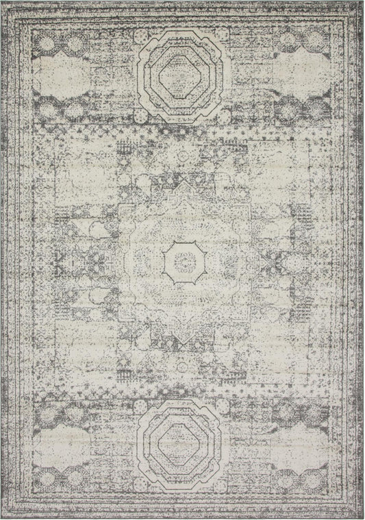 Dover Terrace Collection Area Rug -  Lagoon (Ivory) Rectangle Ivory Main
