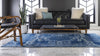 Dover Terrace Collection Area Rug -  Lagoon (Navy Blue) Rectangle Navy Blue  lifestyle 2