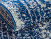 Dover Terrace Collection Area Rug -  Lagoon (Navy Blue) Round Navy Blue  lifestyle 5