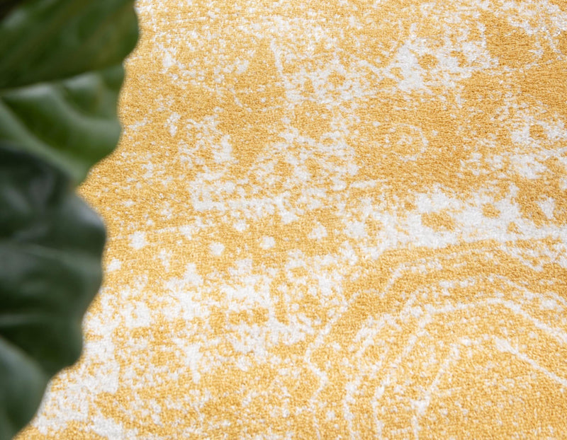 Dover Terrace Collection Area Rug -  Lagoon (Yellow) Rectangle Yellow  lifestyle 8