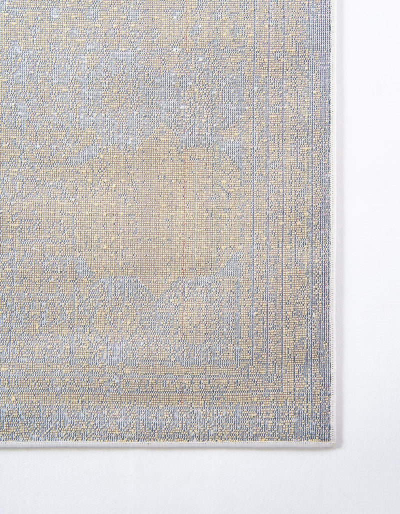 Dover Terrace Collection Area Rug -  Lagoon (Yellow) Rectangle Yellow  lifestyle 12
