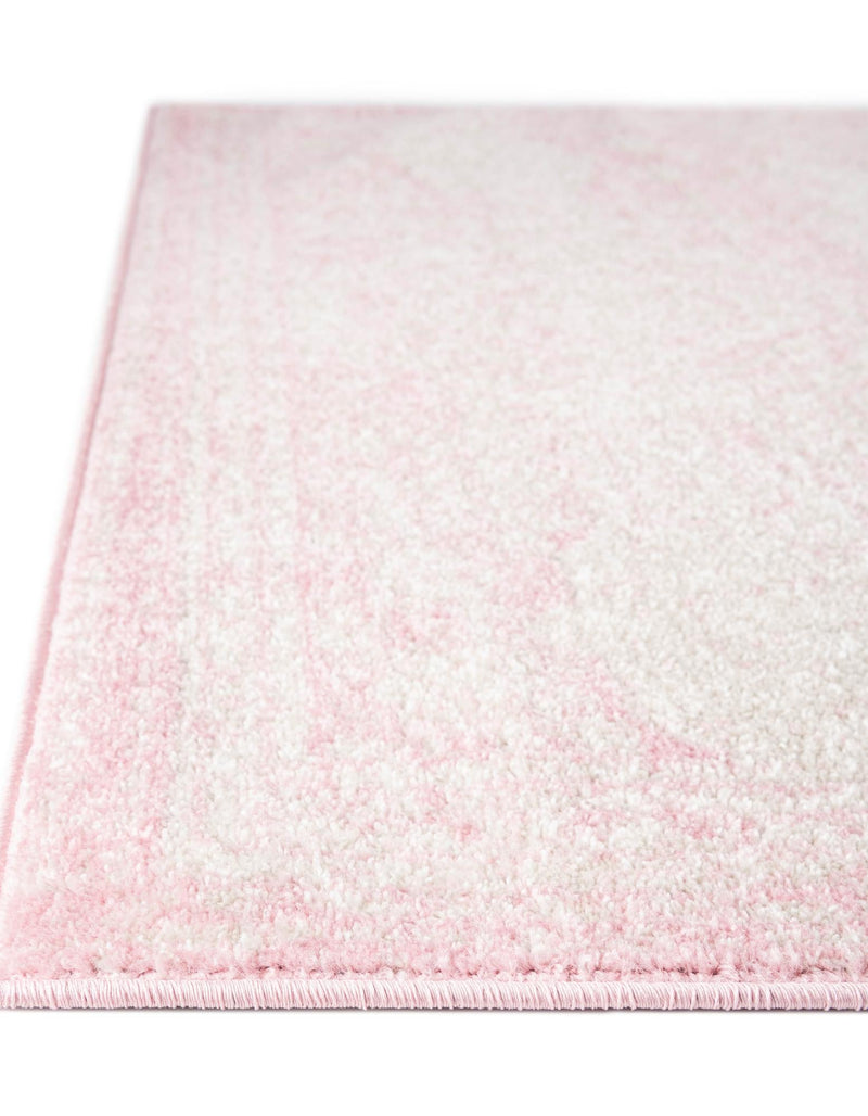 Dover Terrace Collection Area Rug -  Lagoon (Pink) Rectangle Pink  lifestyle 7