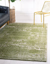 Dover Terrace Collection Area Rug -  Lagoon (Green) Rectangle Green  lifestyle 3