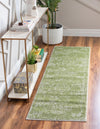 Dover Terrace Collection Area Rug -  Lagoon (Green) Runner Green  lifestyle 0