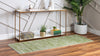Dover Terrace Collection Area Rug -  Lagoon (Green) Runner Green  lifestyle 2