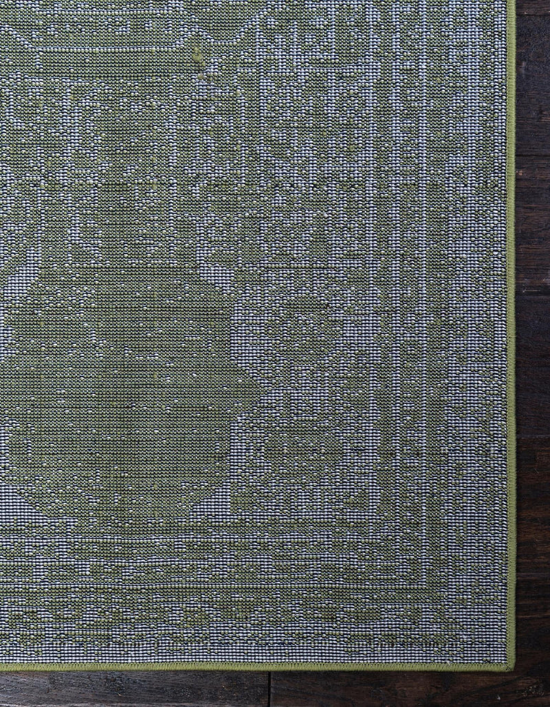 Dover Terrace Collection Area Rug -  Lagoon (Green) Runner Green  lifestyle 44
