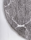 Casablanca Comfort Collection Area Rug -  Medina Round Gray  lifestyle 76