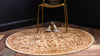 Coastal Haven Collection Area Rug - Seabreeze Round Cream  lifestyle 44
