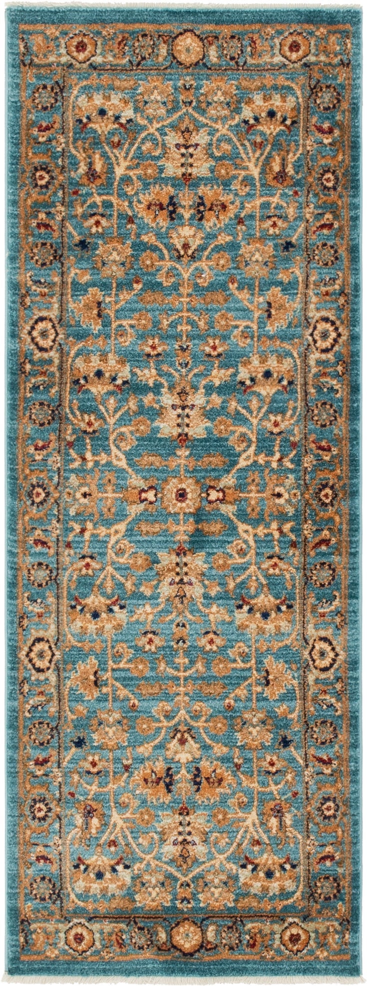 Coastal Haven Collection Area Rug - Seabreeze Runner Turquoise  lifestyle 49