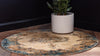 Coastal Haven Collection Area Rug -  Dunescape Round Beige  lifestyle 74