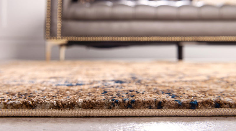Coastal Haven Collection Area Rug -  Tidepool Rectangle Tan  lifestyle 5