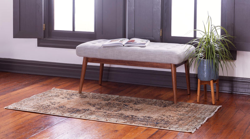 Coastal Haven Collection Area Rug -  Tidepool Runner Tan  lifestyle 23
