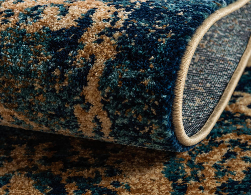 Coastal Haven Collection Area Rug -  Tidepool Runner Blue  lifestyle 44