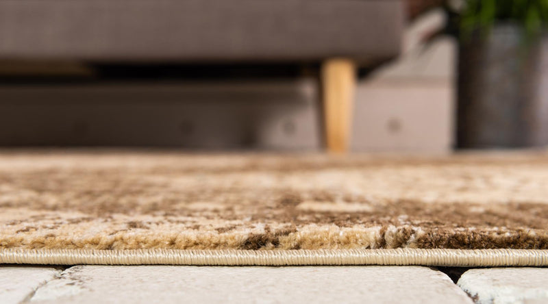 Coastal Haven Collection Area Rug -  Coralreef Rectangle Brown  lifestyle 9