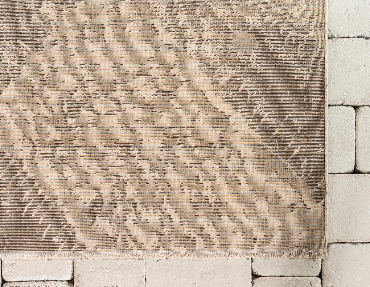 Coastal Haven Collection Area Rug -  Coralreef Rectangle Brown  lifestyle 19