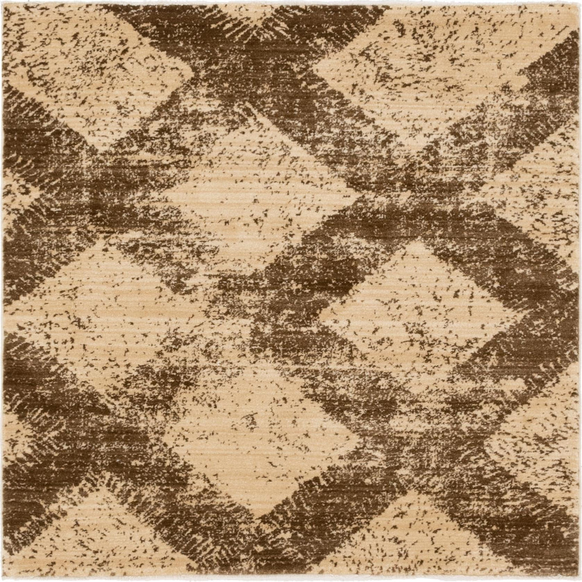 Coastal Haven Collection Area Rug -  Coralreef Square Brown  lifestyle 21