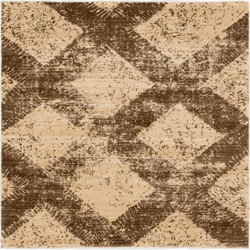 Coastal Haven Collection Area Rug -  Coralreef Square Brown  lifestyle 21