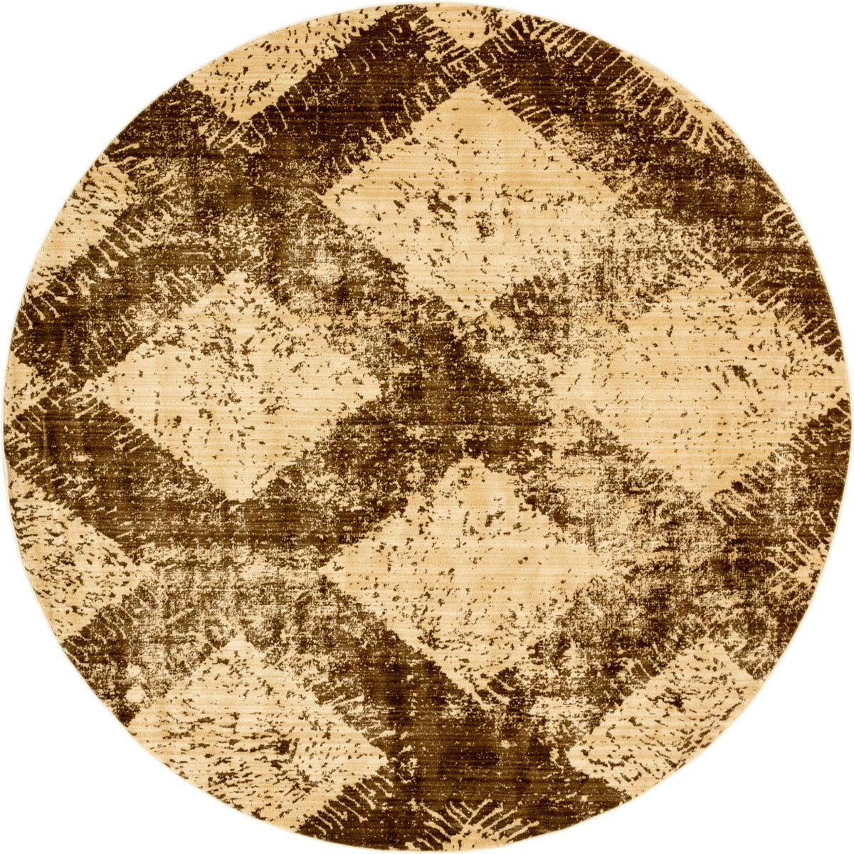 Coastal Haven Collection Area Rug -  Coralreef Round Brown  lifestyle 22