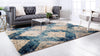 Coastal Haven Collection Area Rug -  Coralreef Rectangle Blue  lifestyle 6