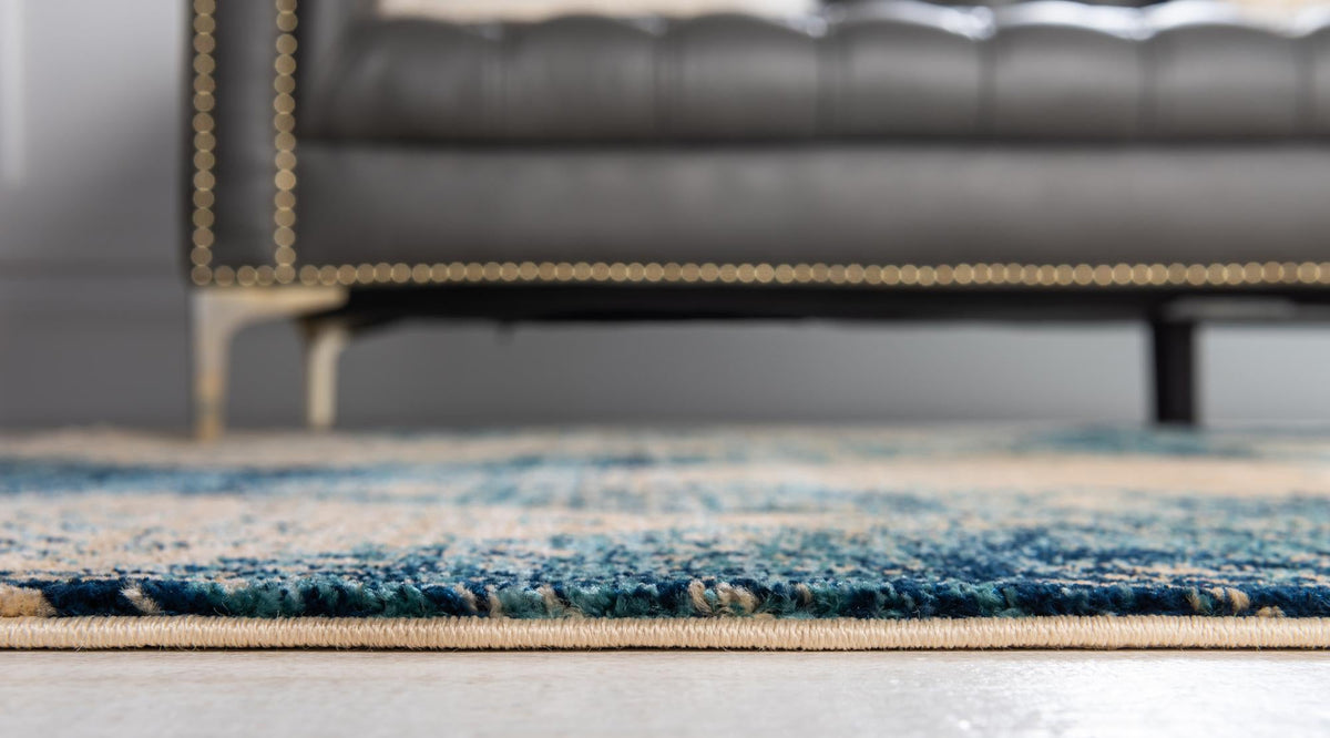 Coastal Haven Collection Area Rug -  Coralreef Rectangle Blue  lifestyle 10