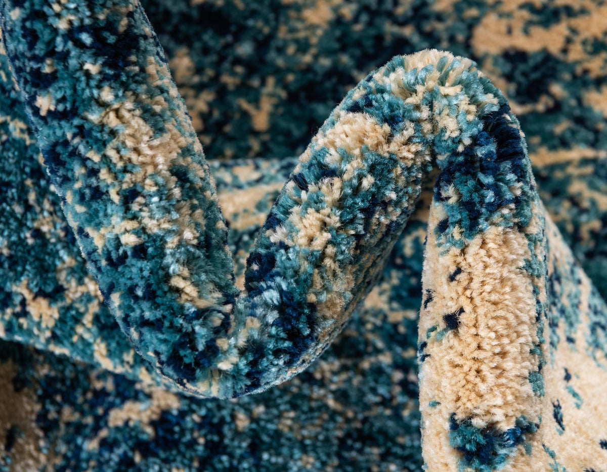 Coastal Haven Collection Area Rug -  Coralreef Rectangle Blue  lifestyle 16