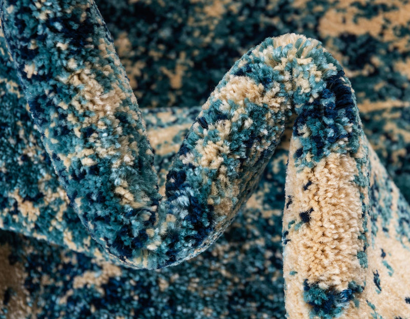 Coastal Haven Collection Area Rug -  Coralreef Rectangle Blue  lifestyle 16