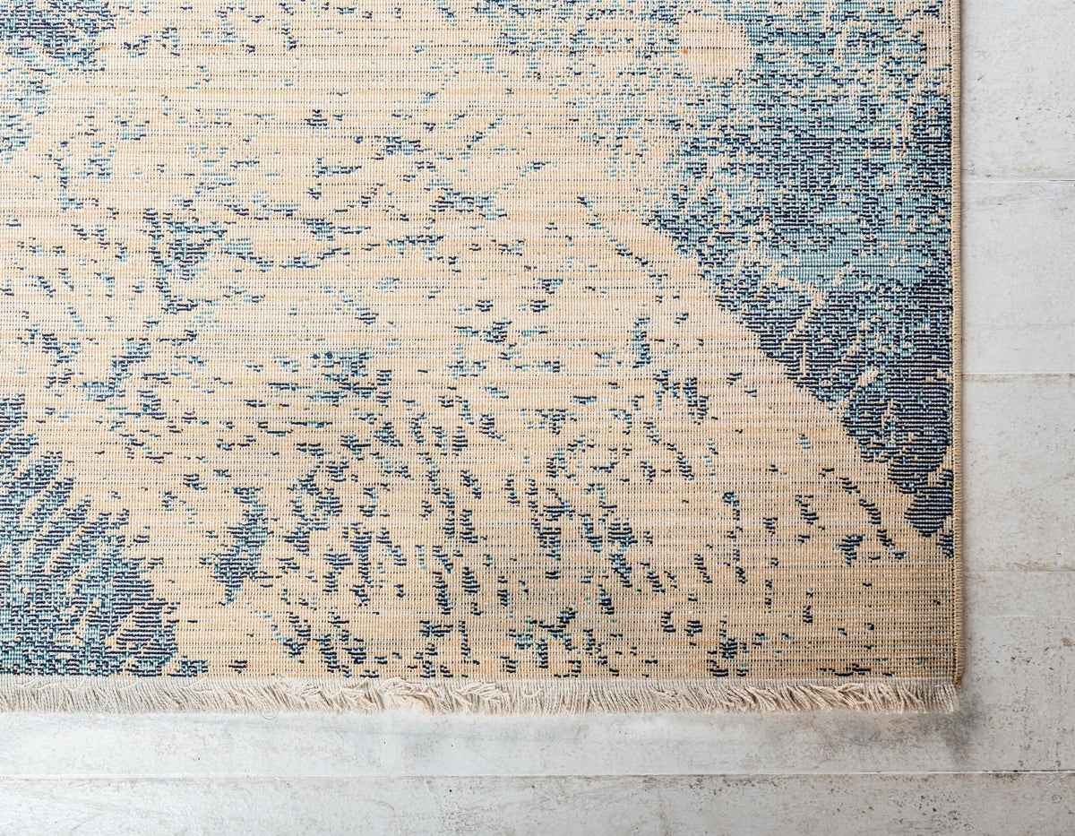 Coastal Haven Collection Area Rug -  Coralreef Rectangle Blue  lifestyle 20