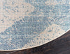 Coastal Haven Collection Area Rug -  Coralreef Round Blue  lifestyle 59