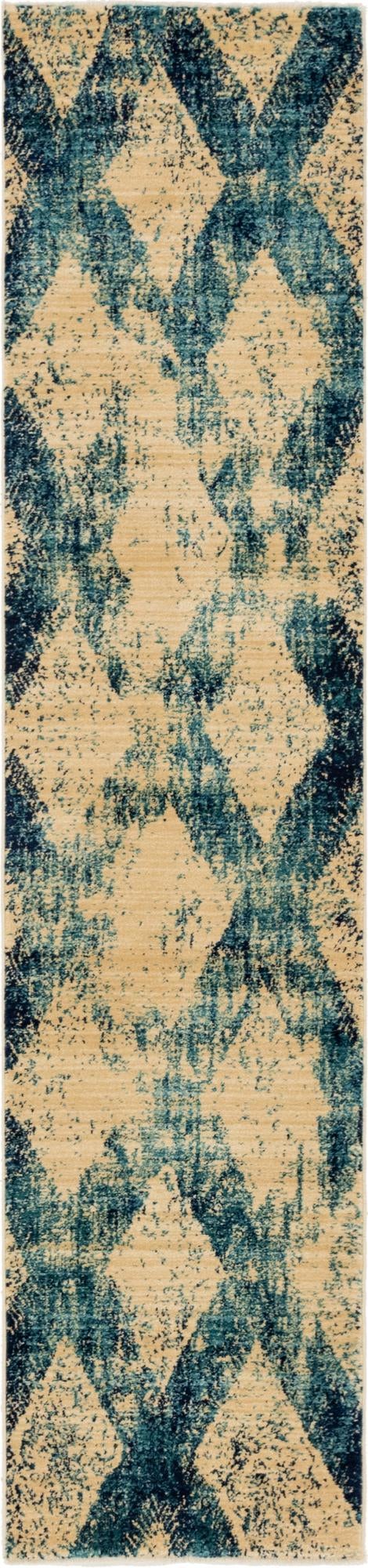 Coastal Haven Collection Area Rug -  Coralreef Runner Blue  lifestyle 26