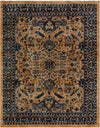 Coastal Haven Collection Area Rug -  Mariner Rectangle Orange Main