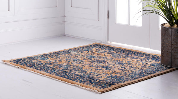 Coastal Haven Collection Area Rug -  Mariner Square Orange  lifestyle 17