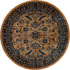 Coastal Haven Collection Area Rug -  Mariner Round Orange  lifestyle 12
