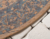 Coastal Haven Collection Area Rug -  Mariner Round Orange  lifestyle 39