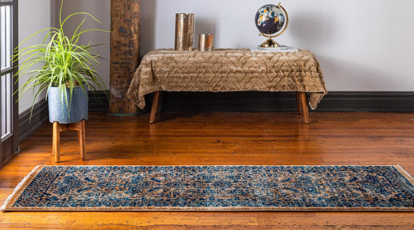Coastal Haven Collection Area Rug -  Mariner Runner Orange  lifestyle 22
