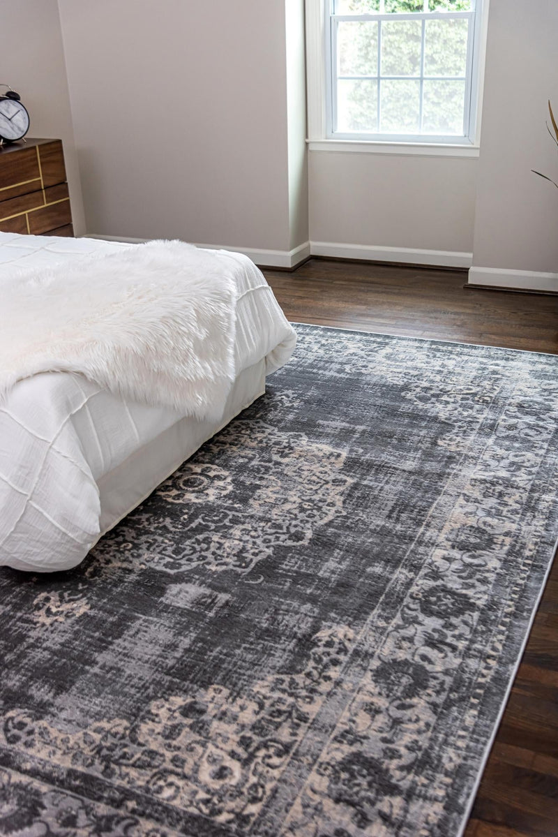 Heirloom Harbor Collection Area Rug - Heritage Rectangle Gray  lifestyle 51