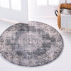 Heirloom Harbor Collection Area Rug - Heritage Round Gray  lifestyle 64