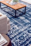 Heirloom Harbor Collection Area Rug - Heritage Rectangle Dark Blue  lifestyle 56