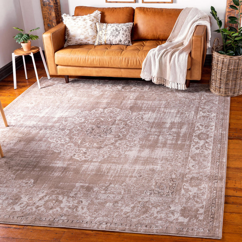 Heirloom Harbor Collection Area Rug - Heritage Square Beige  lifestyle 79