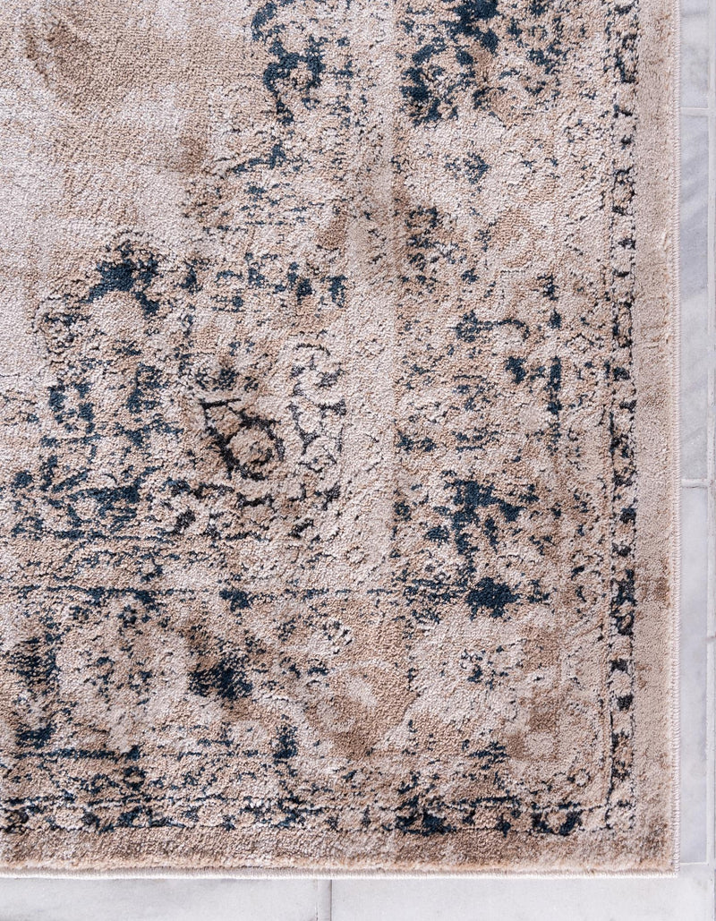 Heirloom Harbor Collection Area Rug - Heritage Rectangle Beige and Blue  lifestyle 44
