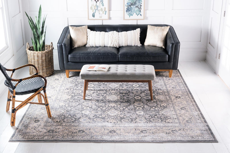 Heirloom Harbor Collection Area Rug -  Cove Square Gray  lifestyle 68