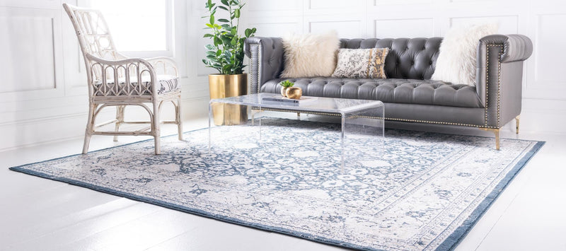 Heirloom Harbor Collection Area Rug -  Cove Square Dark Blue  lifestyle 40