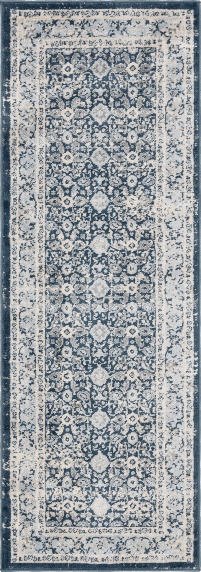 Heirloom Harbor Collection Area Rug -  Cove Runner Dark Blue  lifestyle 44