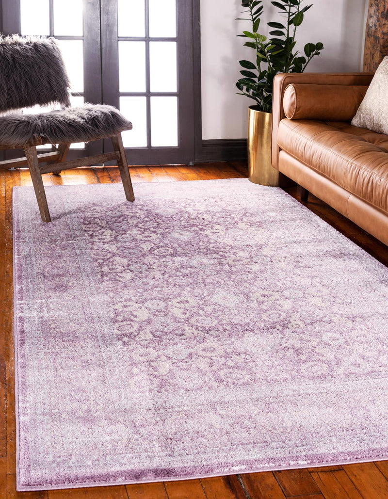 Heirloom Harbor Collection Area Rug -  Cove Rectangle Violet  lifestyle 6