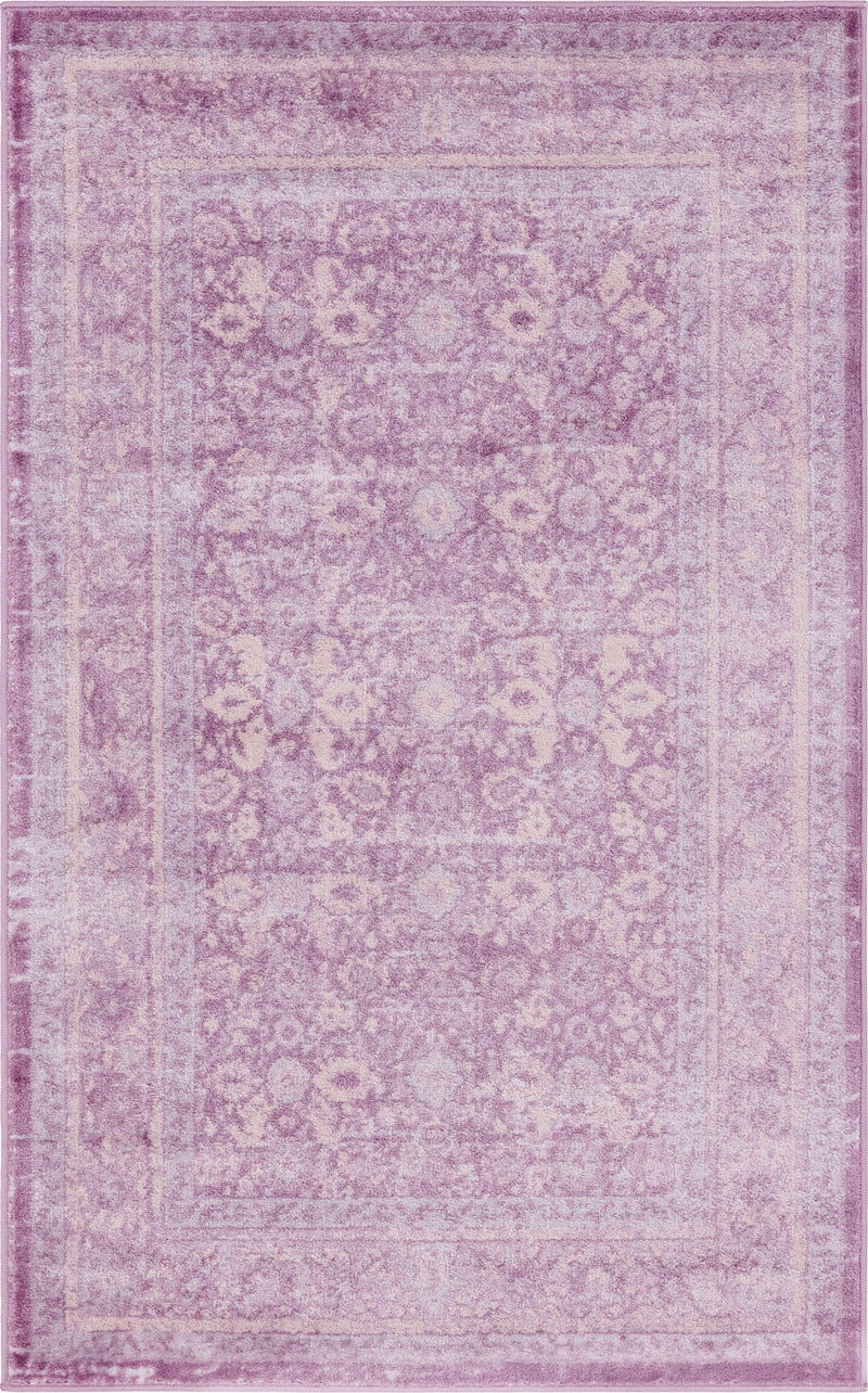 Heirloom Harbor Collection Area Rug -  Cove Rectangle Violet  lifestyle 3