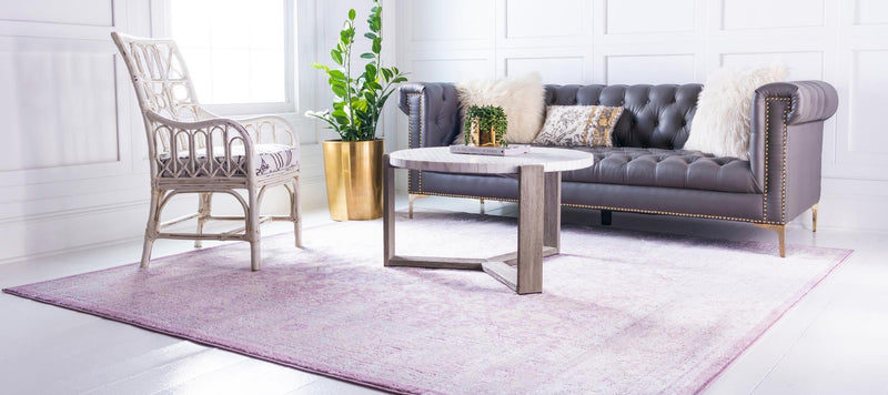 Heirloom Harbor Collection Area Rug -  Cove Square Violet  lifestyle 61