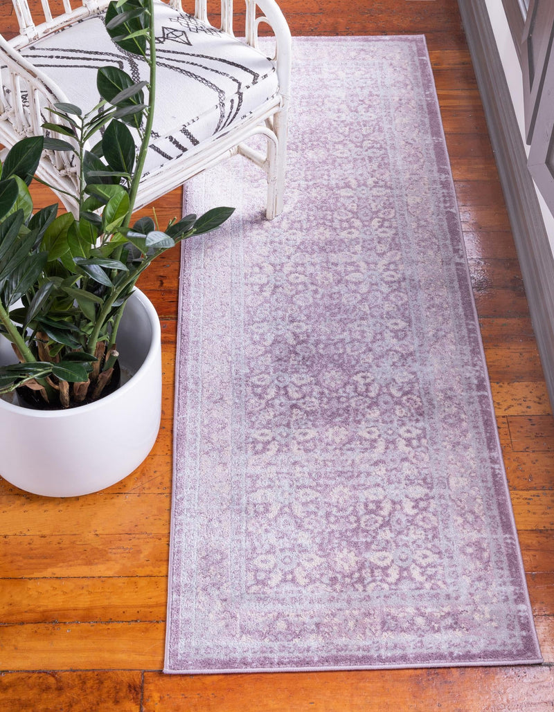 Heirloom Harbor Collection Area Rug -  Cove Runner Violet  lifestyle 51